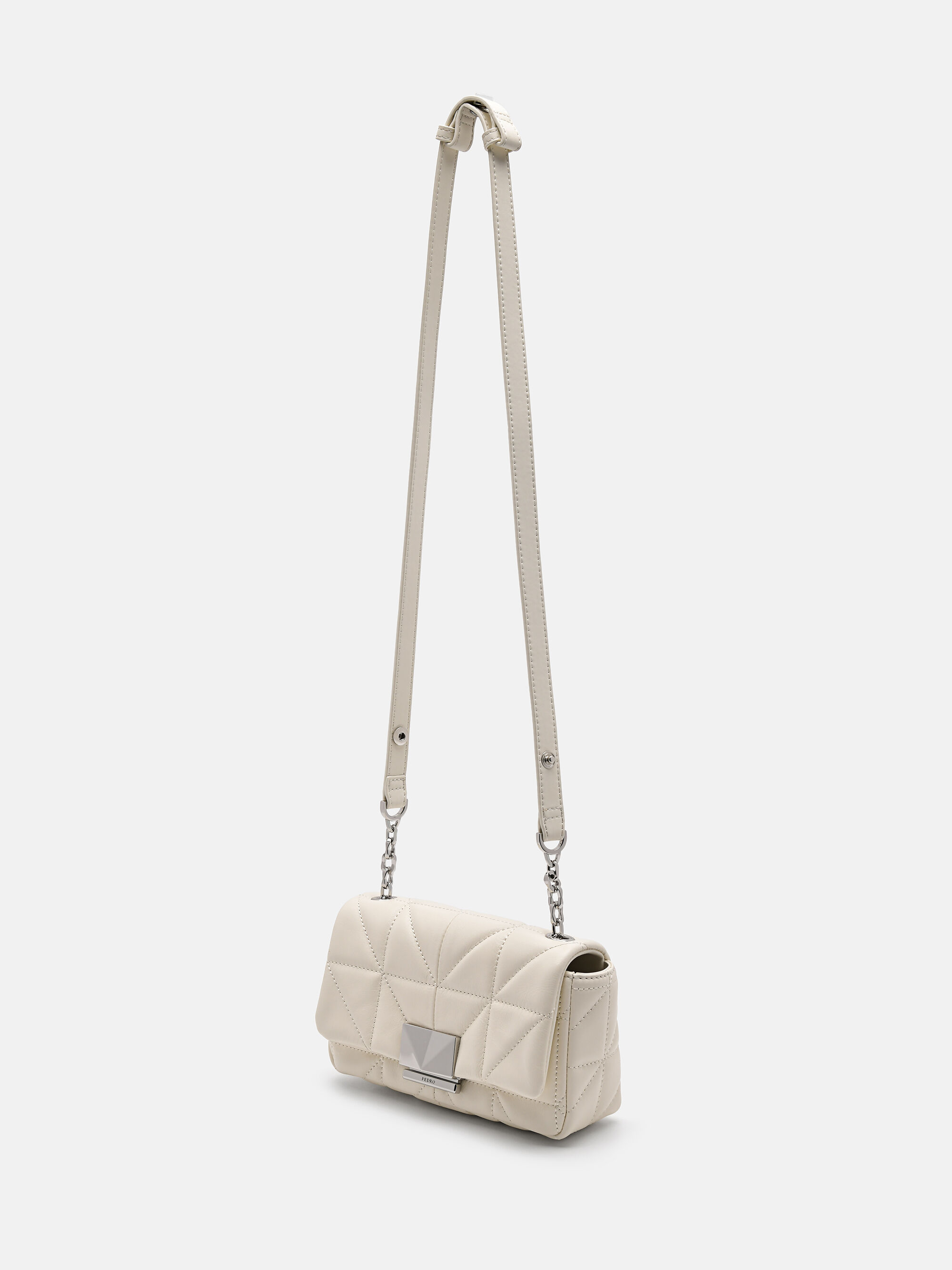 PEDRO Studio Leather Mini Shoulder Bag in Pixel, Chalk, hi-res