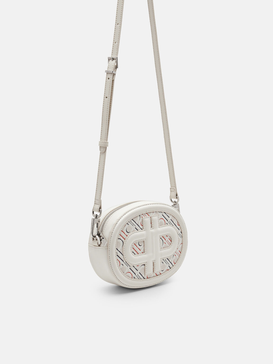 PEDRO Icon Round Leather Shoulder Bag, Multi, hi-res