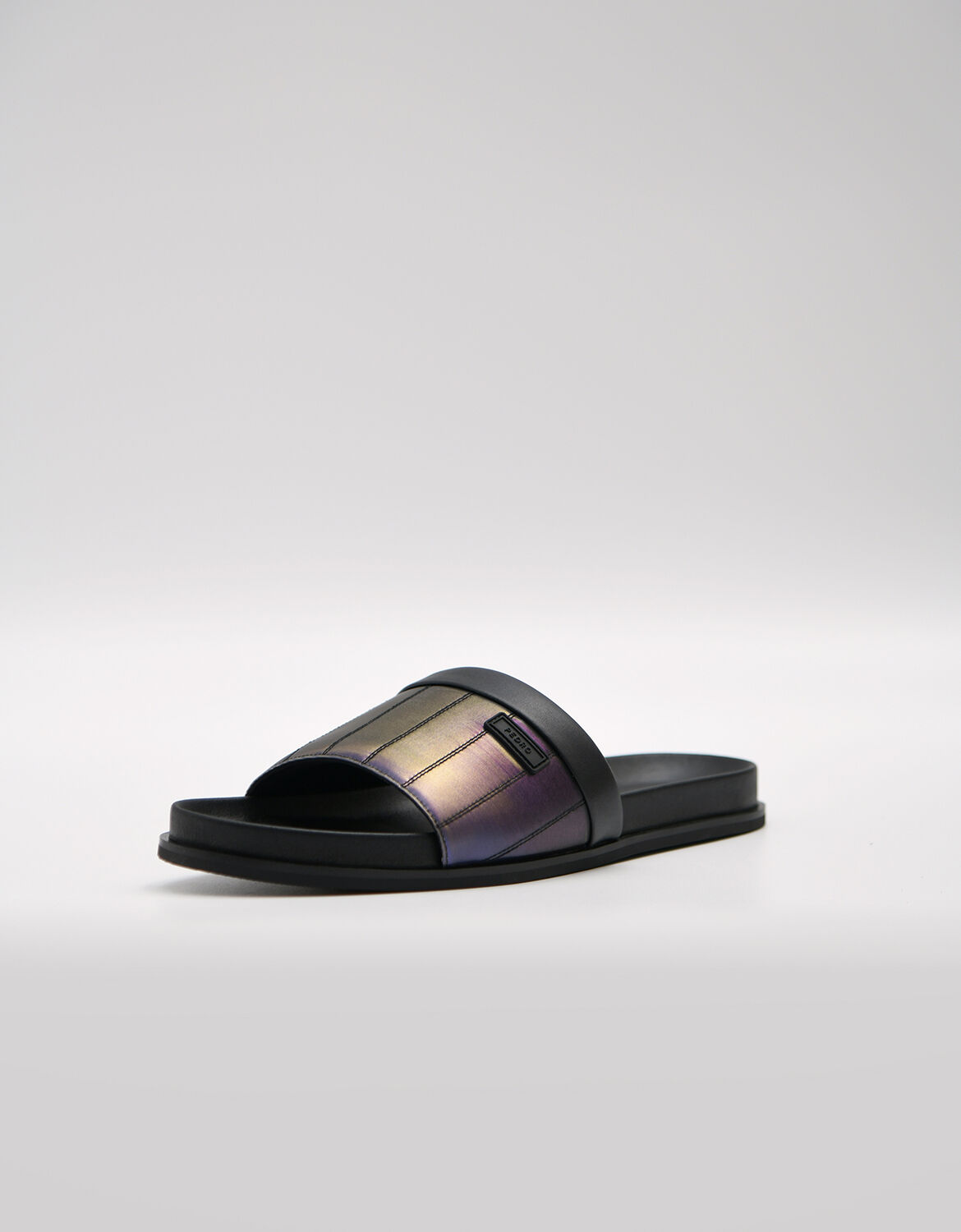 Iridescent Padded Slides, Multi, hi-res