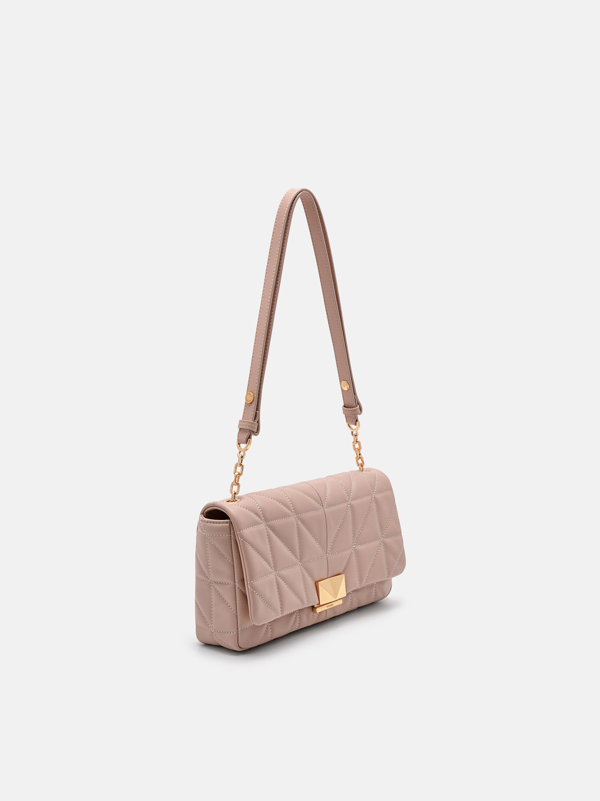 PEDRO Studio Leather Shoulder Bag in Pixel, Nude, hi-res