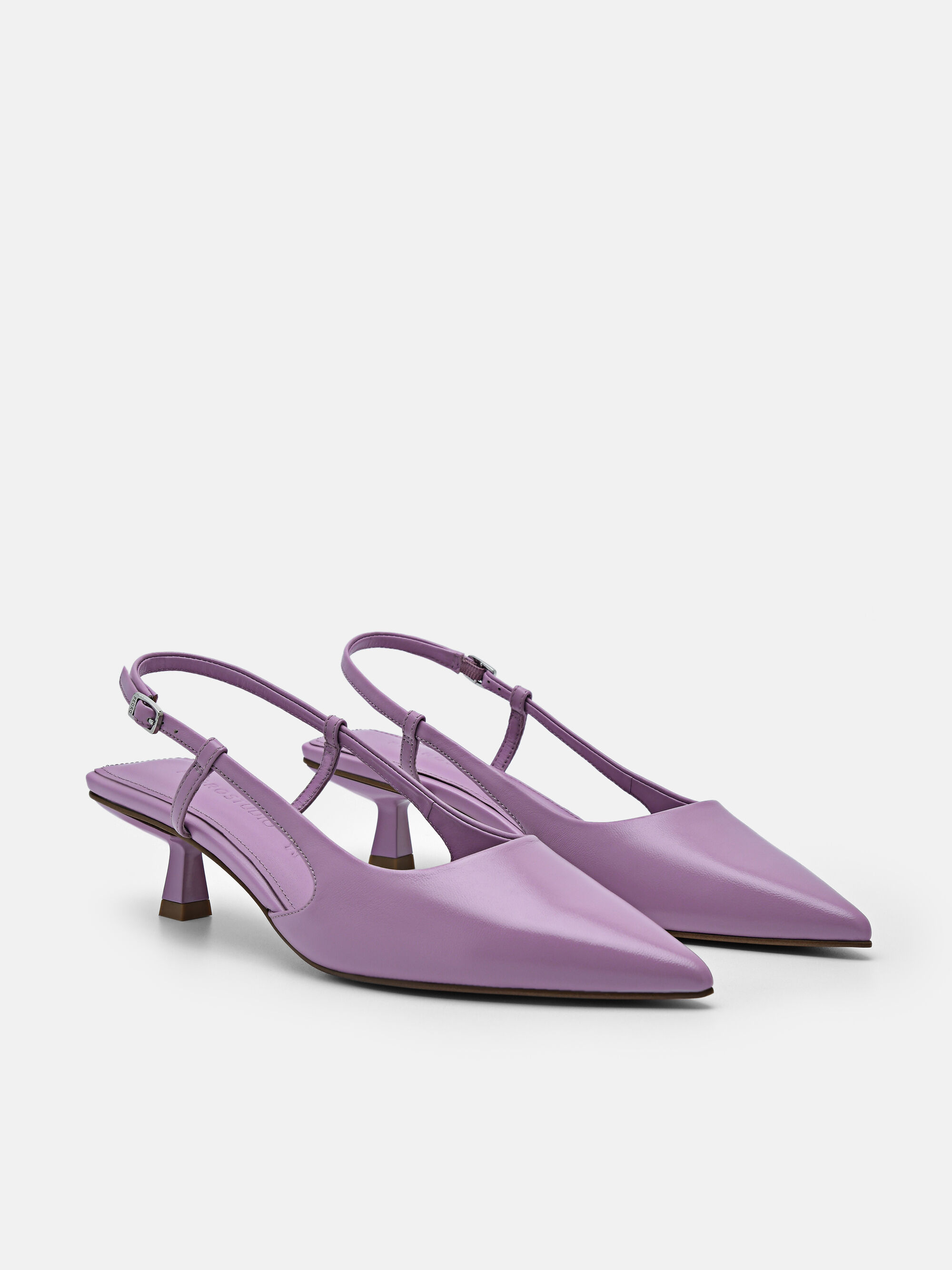 PEDRO Studio Loral Leather Pumps, Purple, hi-res