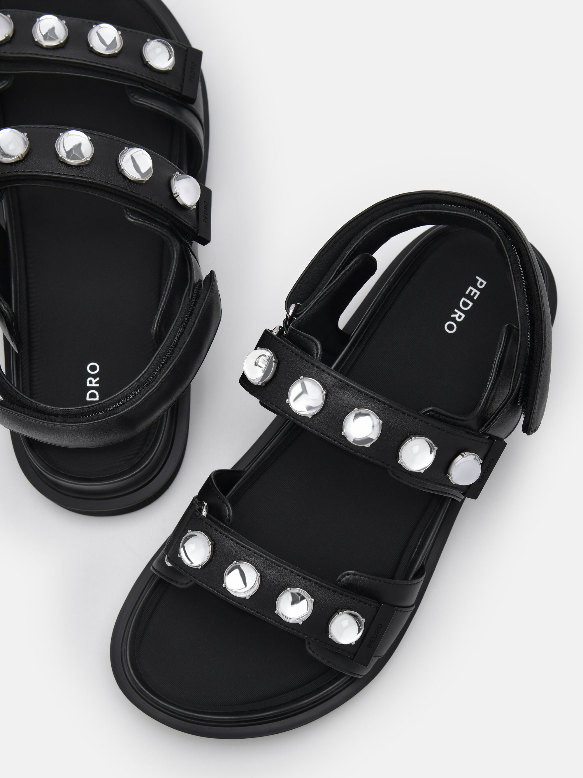 Luma Slingback Sandals, Black, hi-res