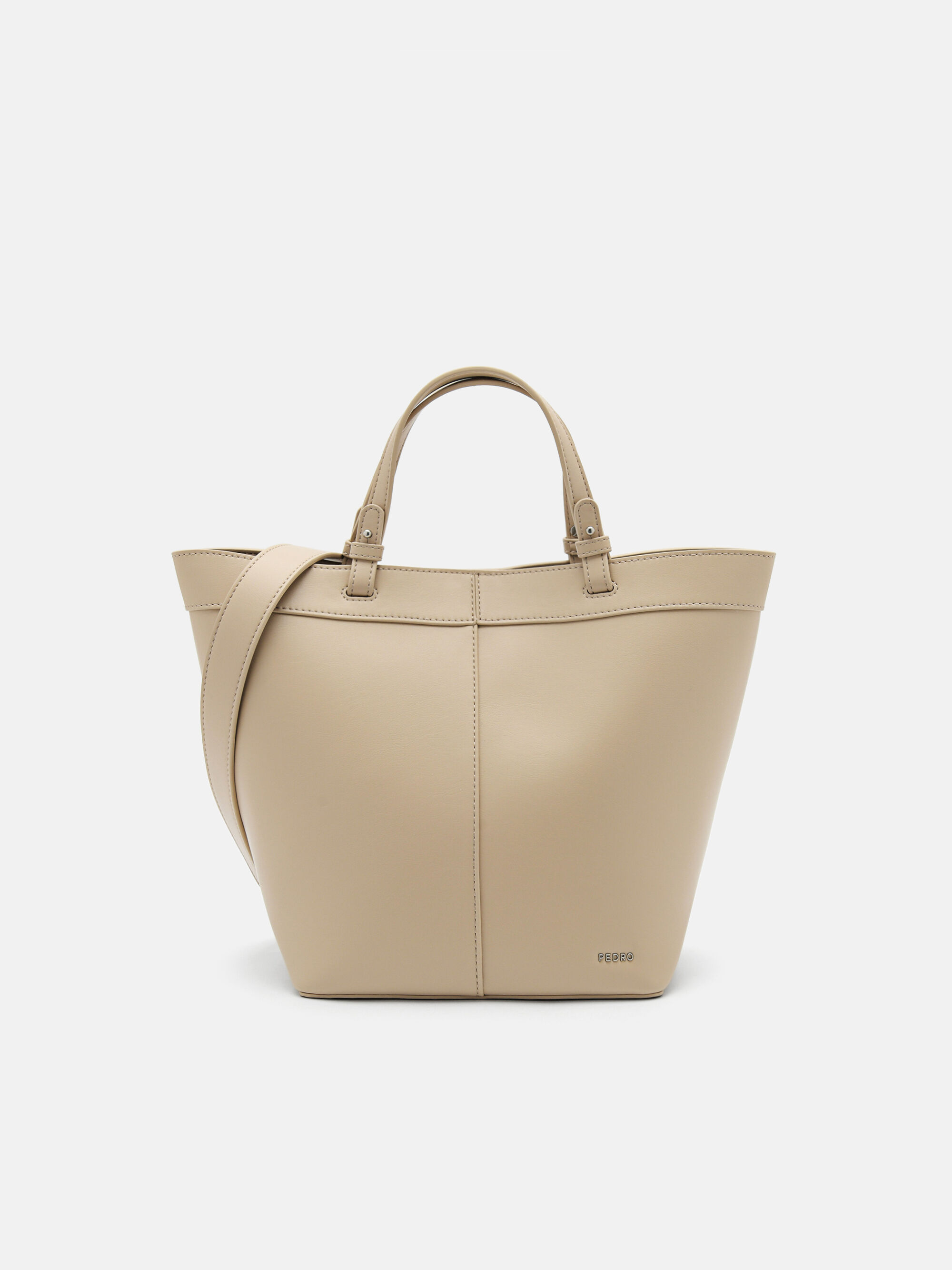 Túi tote chữ nhật Slouchy, Cát, hi-res