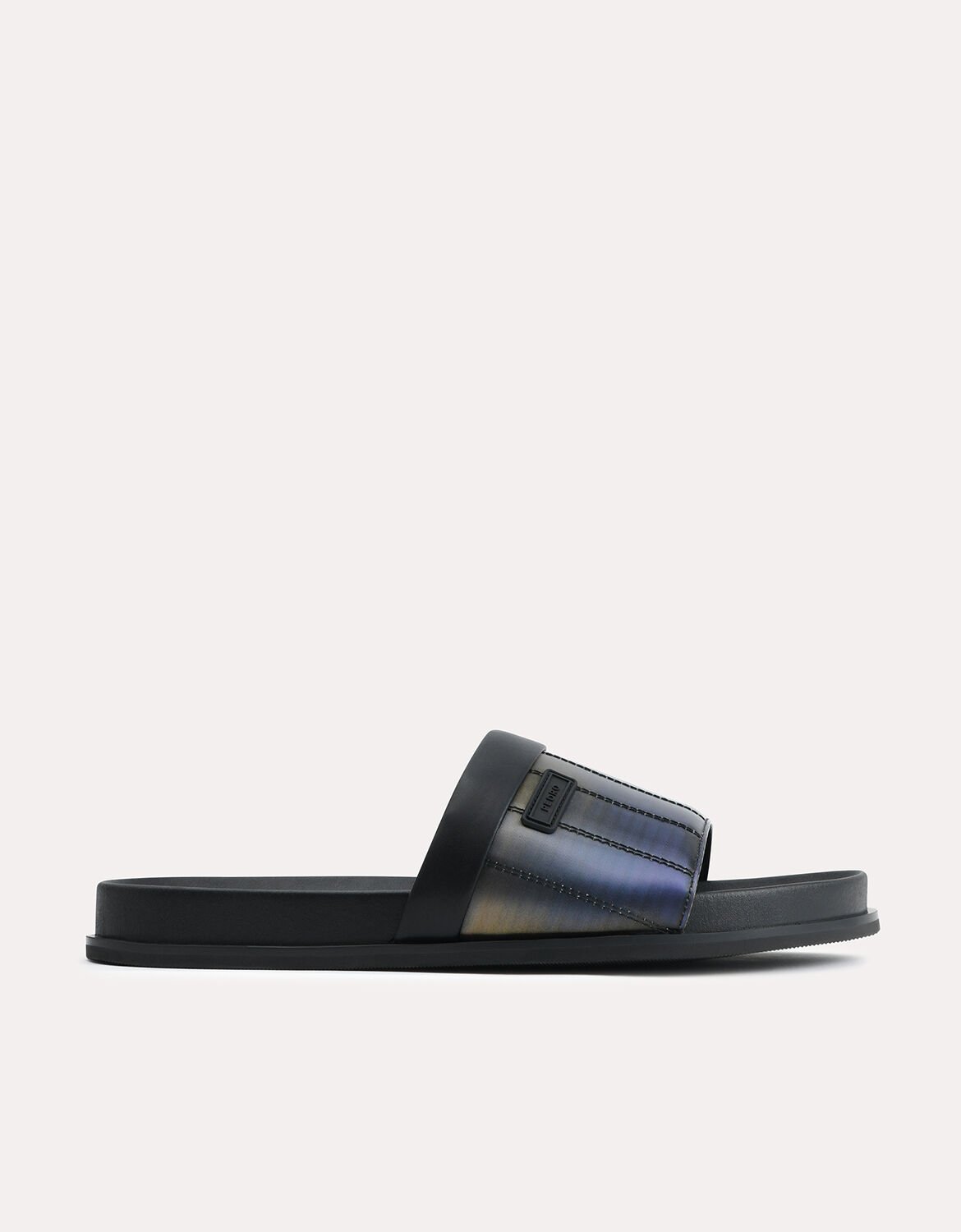 Iridescent Padded Slides, Multi, hi-res