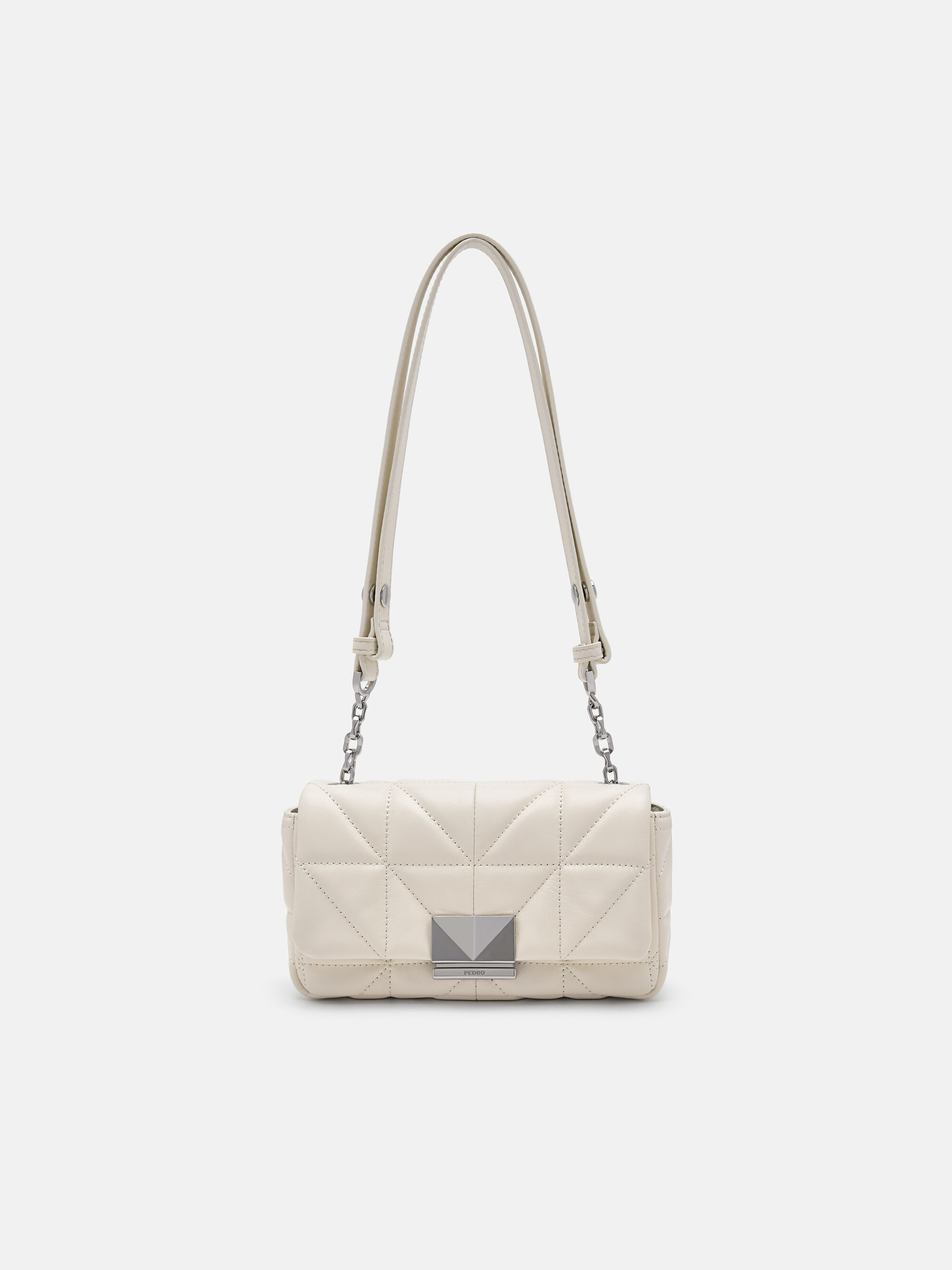 PEDRO Studio Leather Mini Shoulder Bag in Pixel, Chalk, hi-res