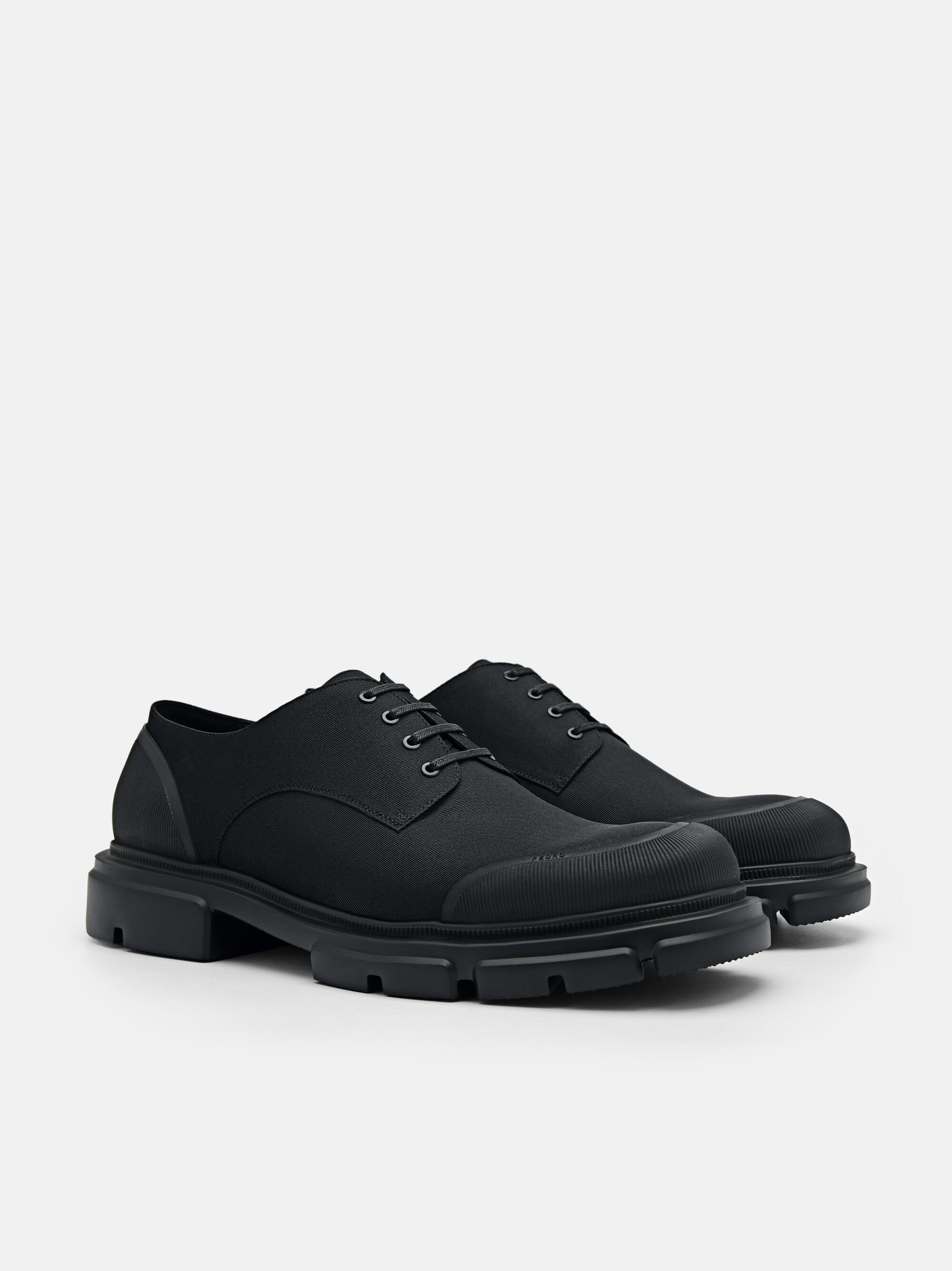 Ellis Derby Shoes, Black, hi-res