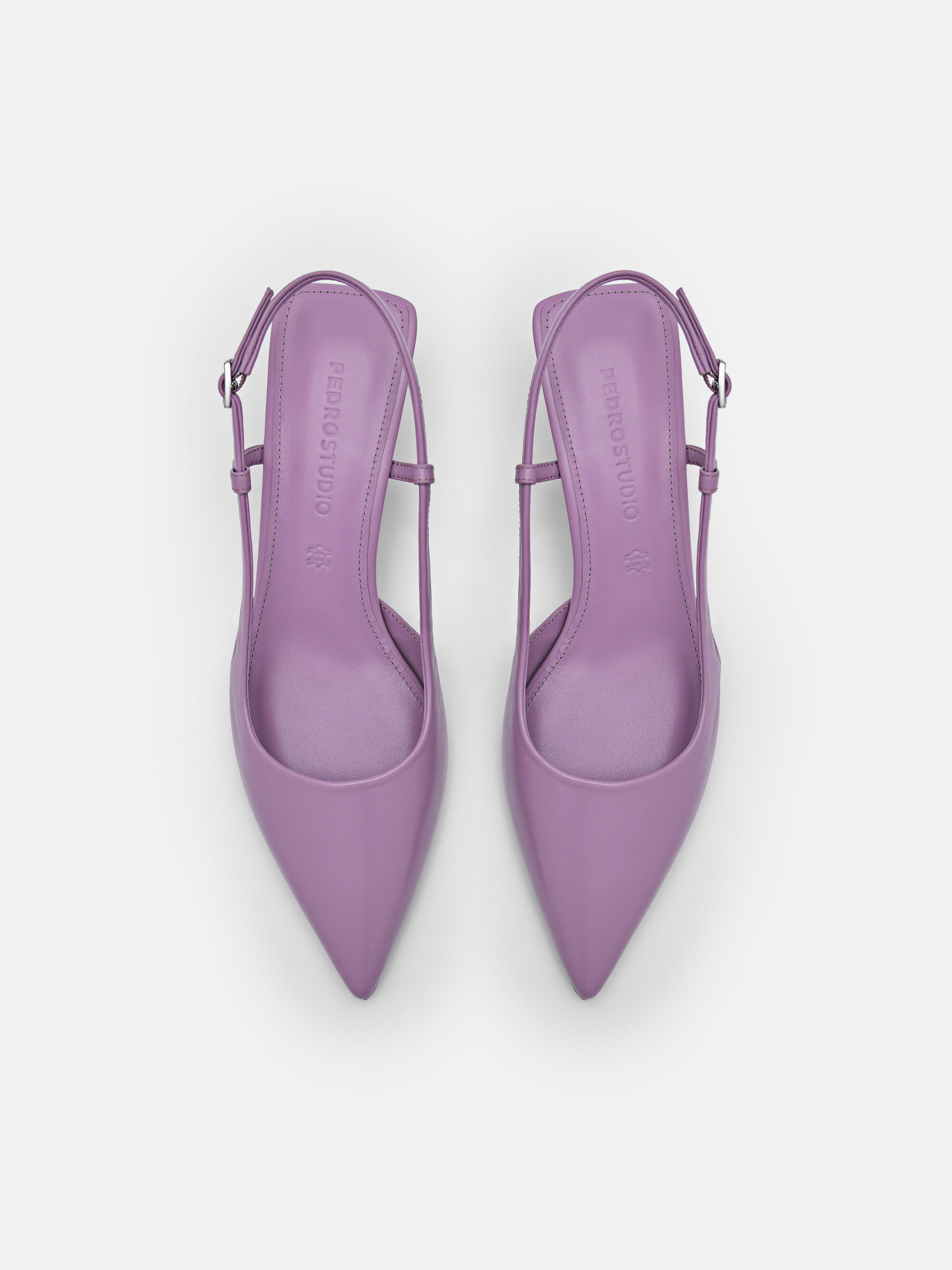 PEDRO Studio Loral Leather Pumps, Purple, hi-res