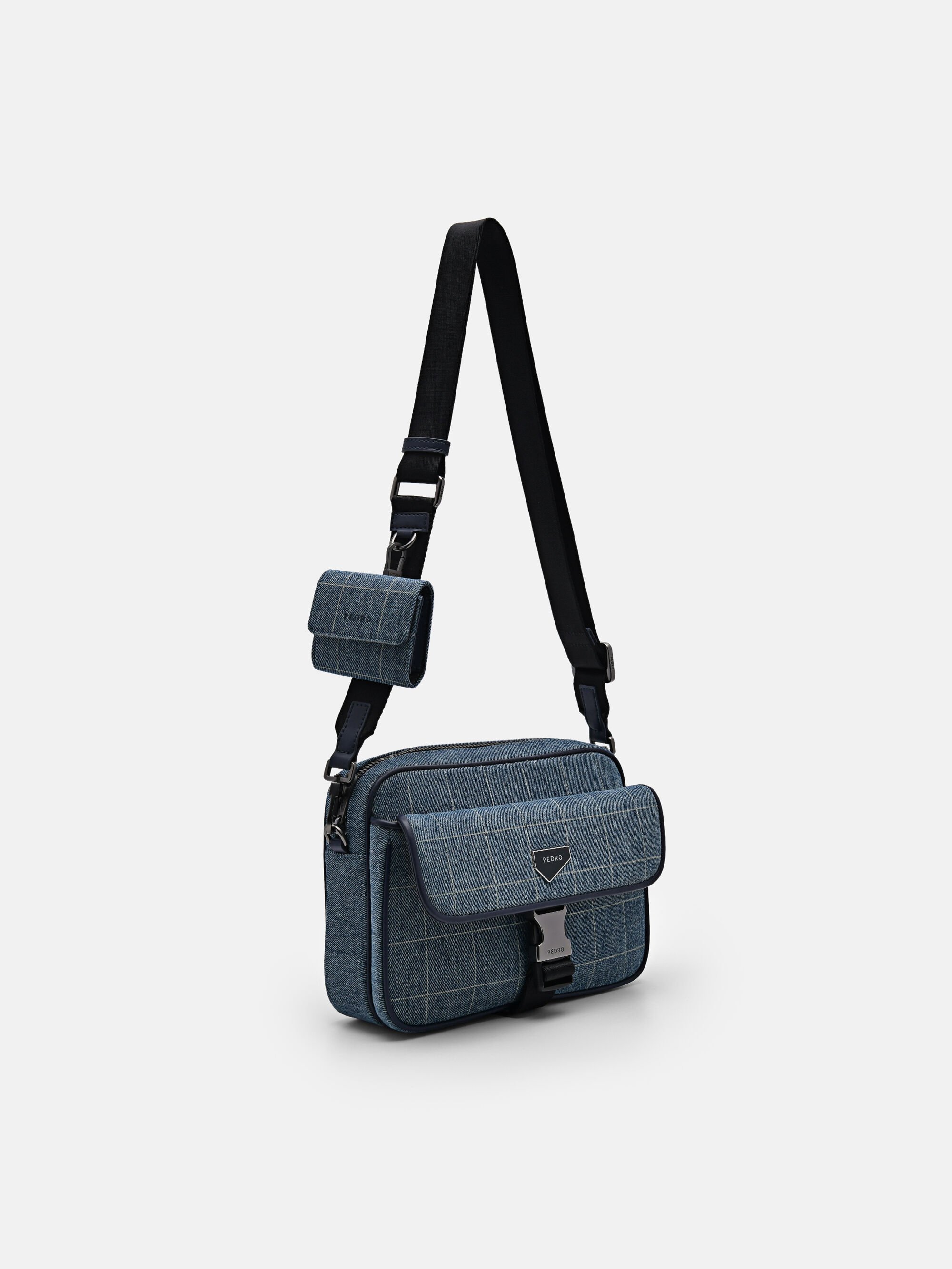 Taper Compact Sling Bag, Blue, hi-res