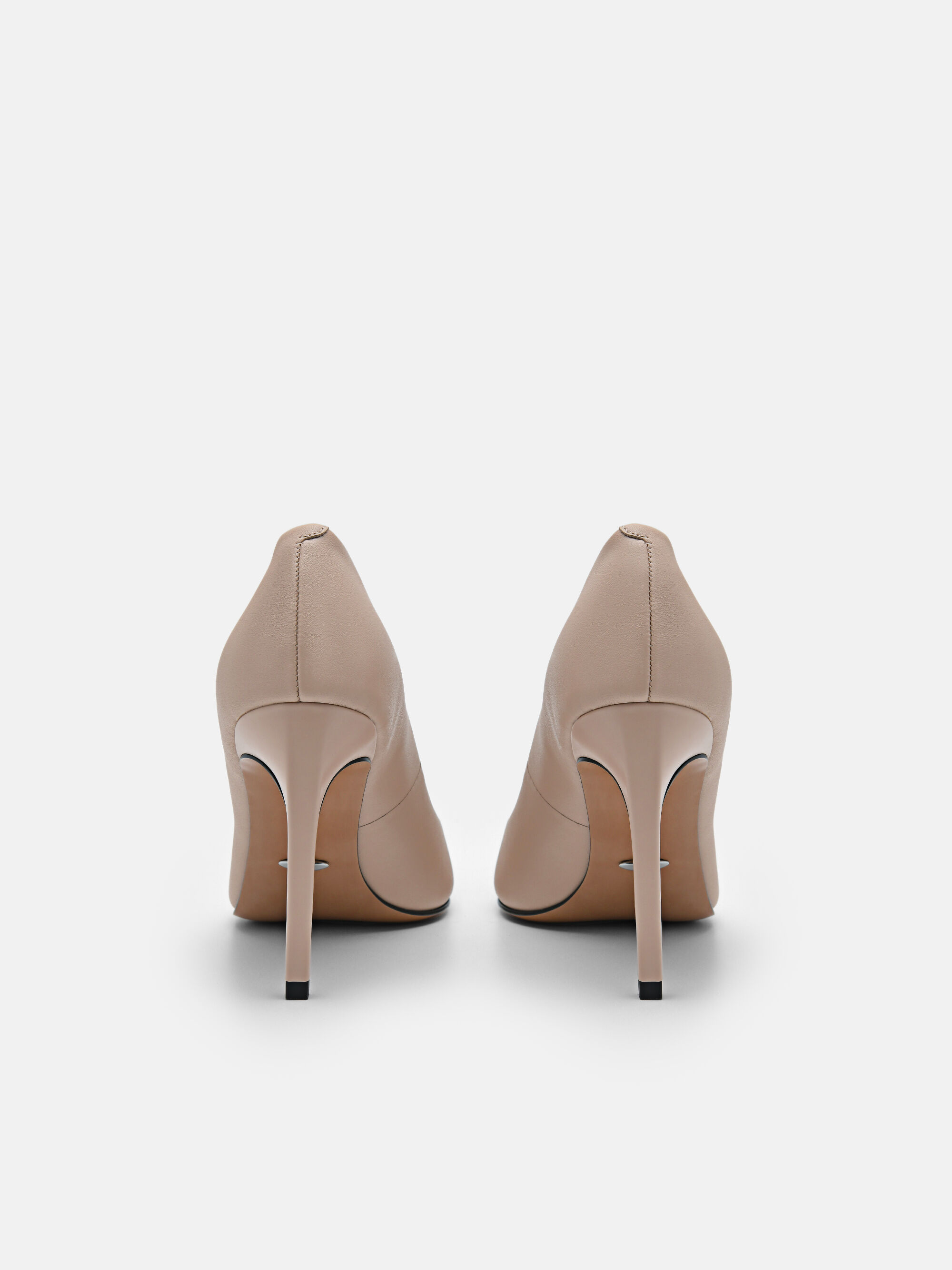 PEDRO Studio Ursula Leather Pumps, Nude, hi-res