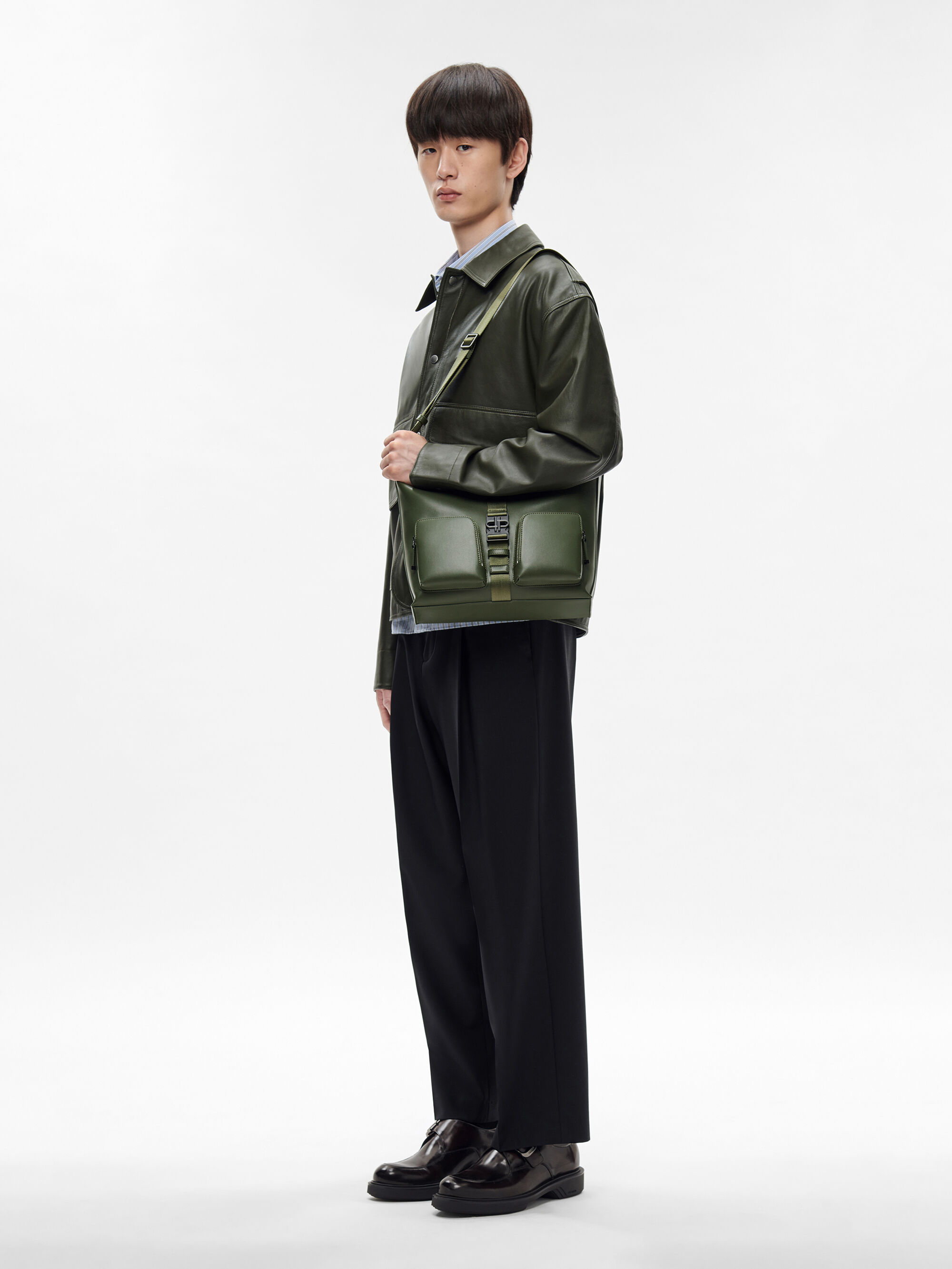 PEDRO Icon Sling Bag, Military Green, hi-res