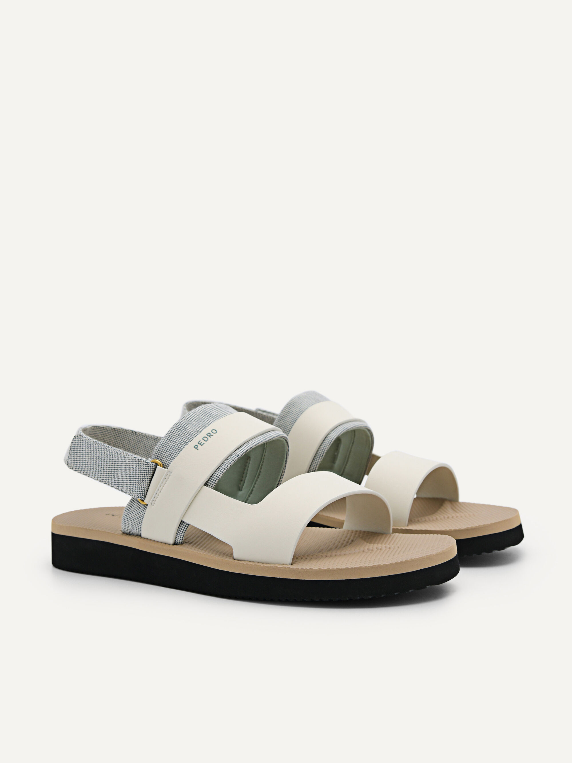 Giày sandals quai ngang Backstrap, Xanh Ngọc Lam, hi-res