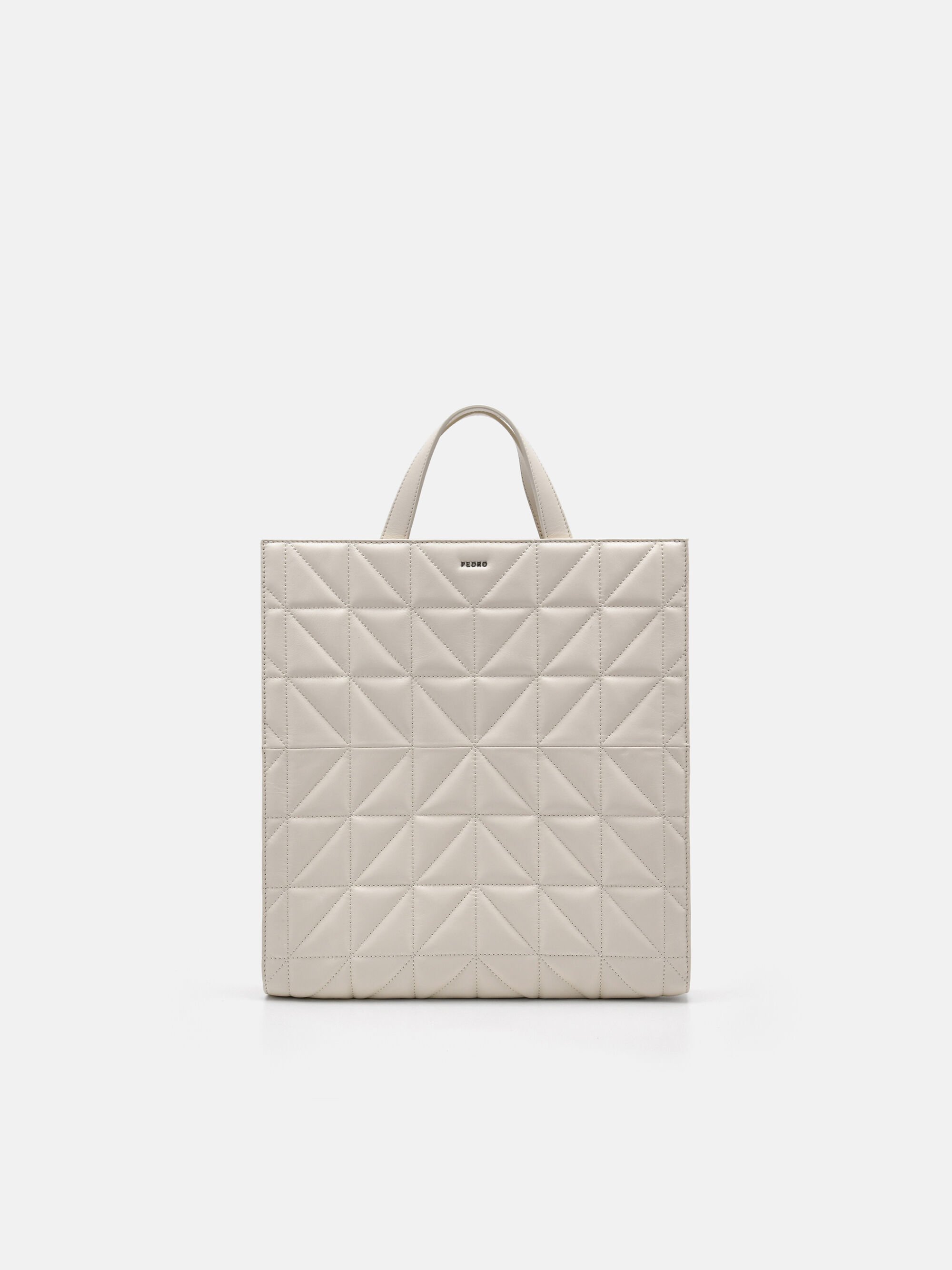 PEDRO Studio Kayla Leather Tote Bag in Pixel, Chalk, hi-res