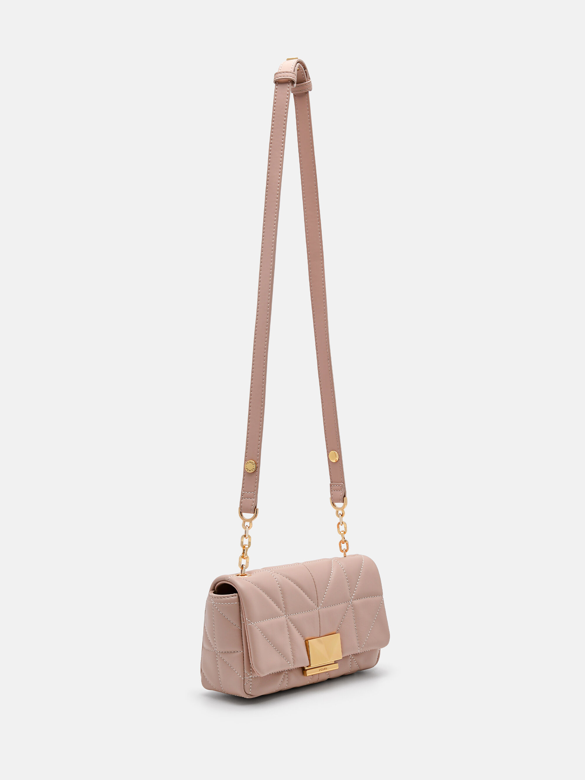 PEDRO Studio Leather Mini Shoulder Bag in Pixel, Nude, hi-res