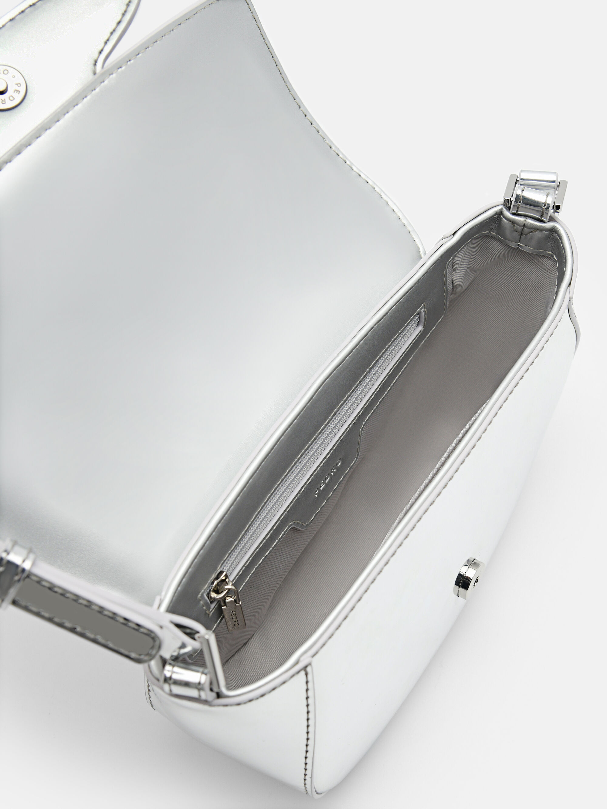 Dione Mini Shoulder Bag, Silver, hi-res