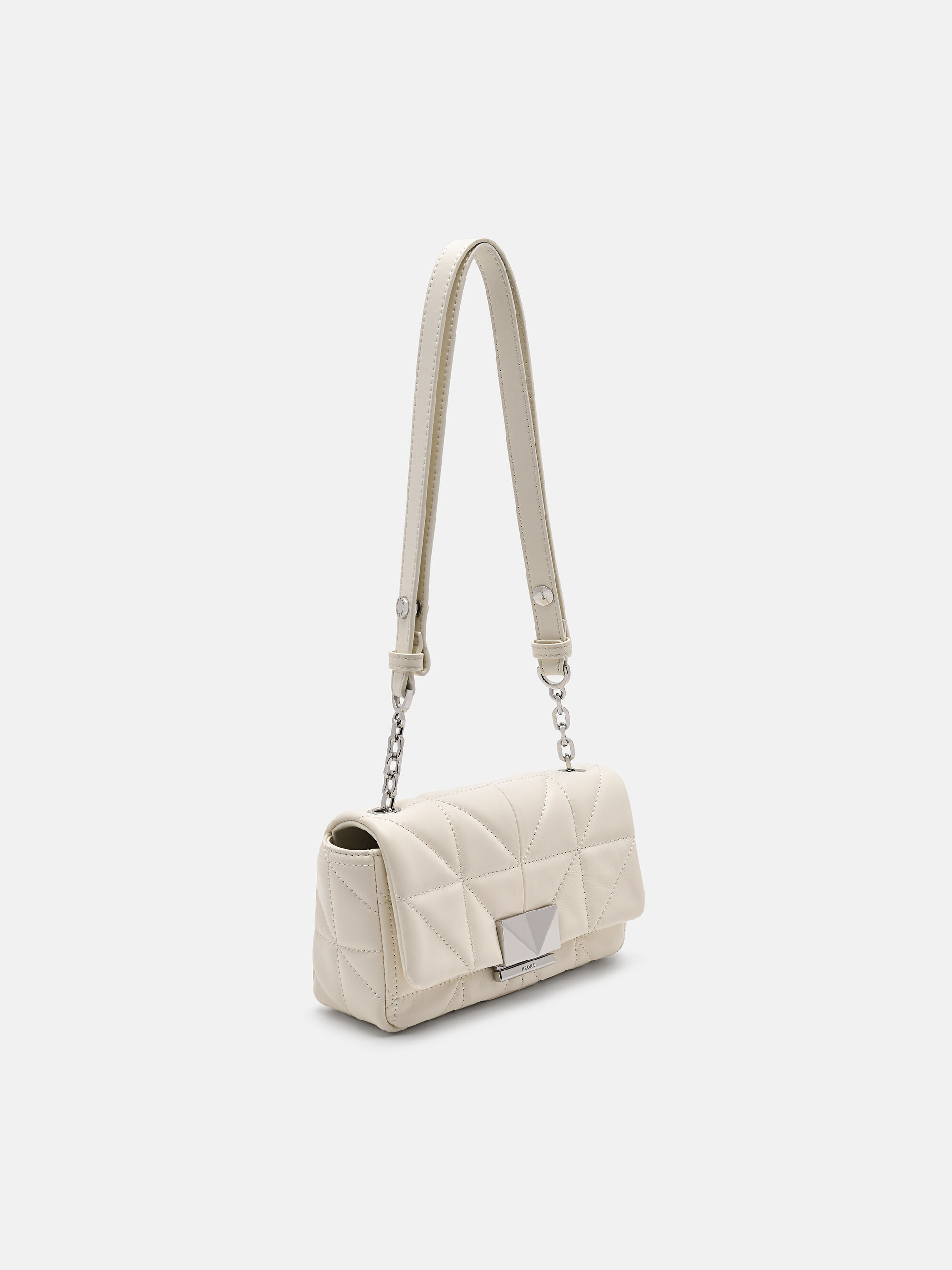 PEDRO Studio Leather Mini Shoulder Bag in Pixel, Chalk, hi-res