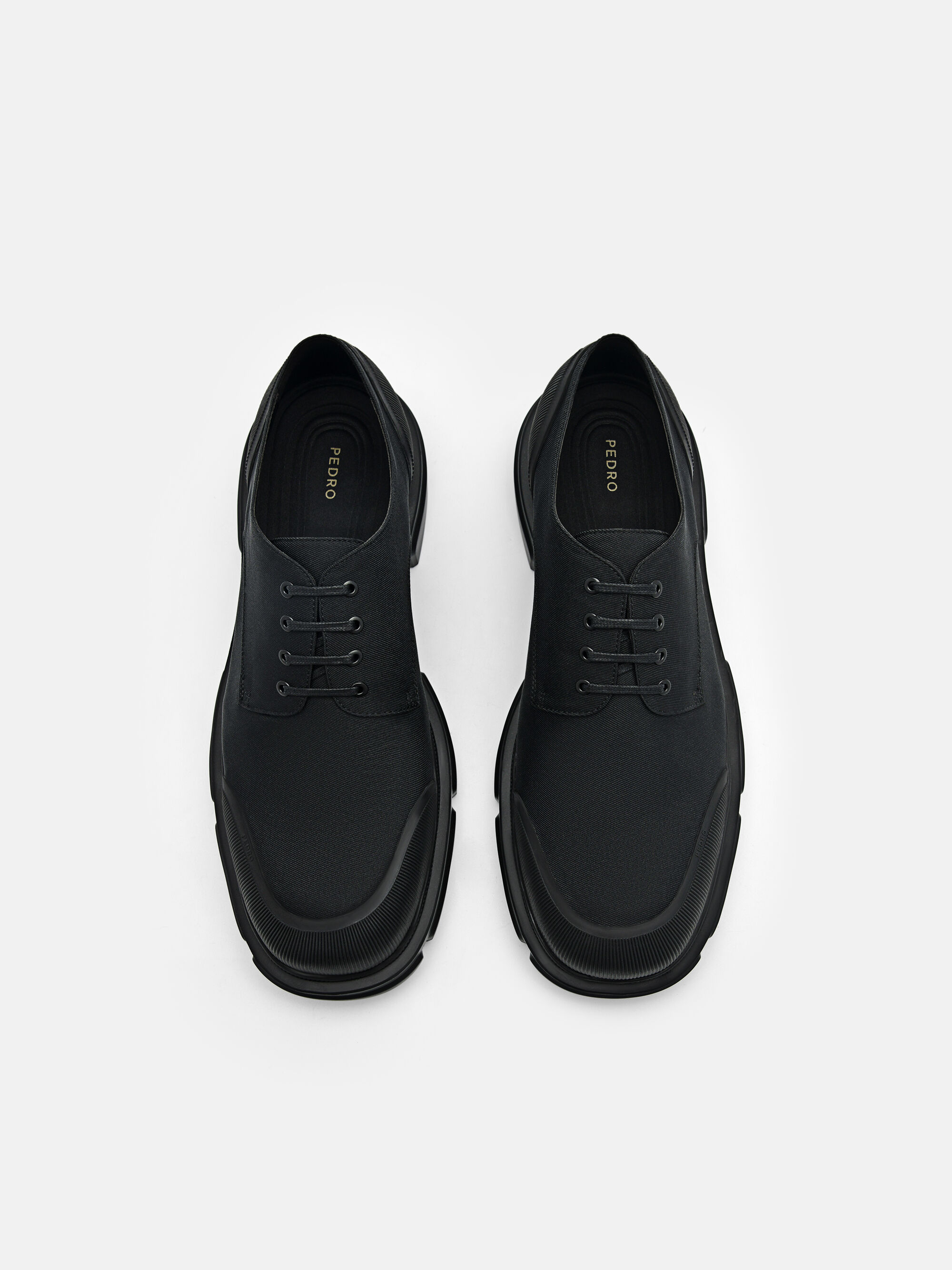 Ellis Derby Shoes, Black, hi-res