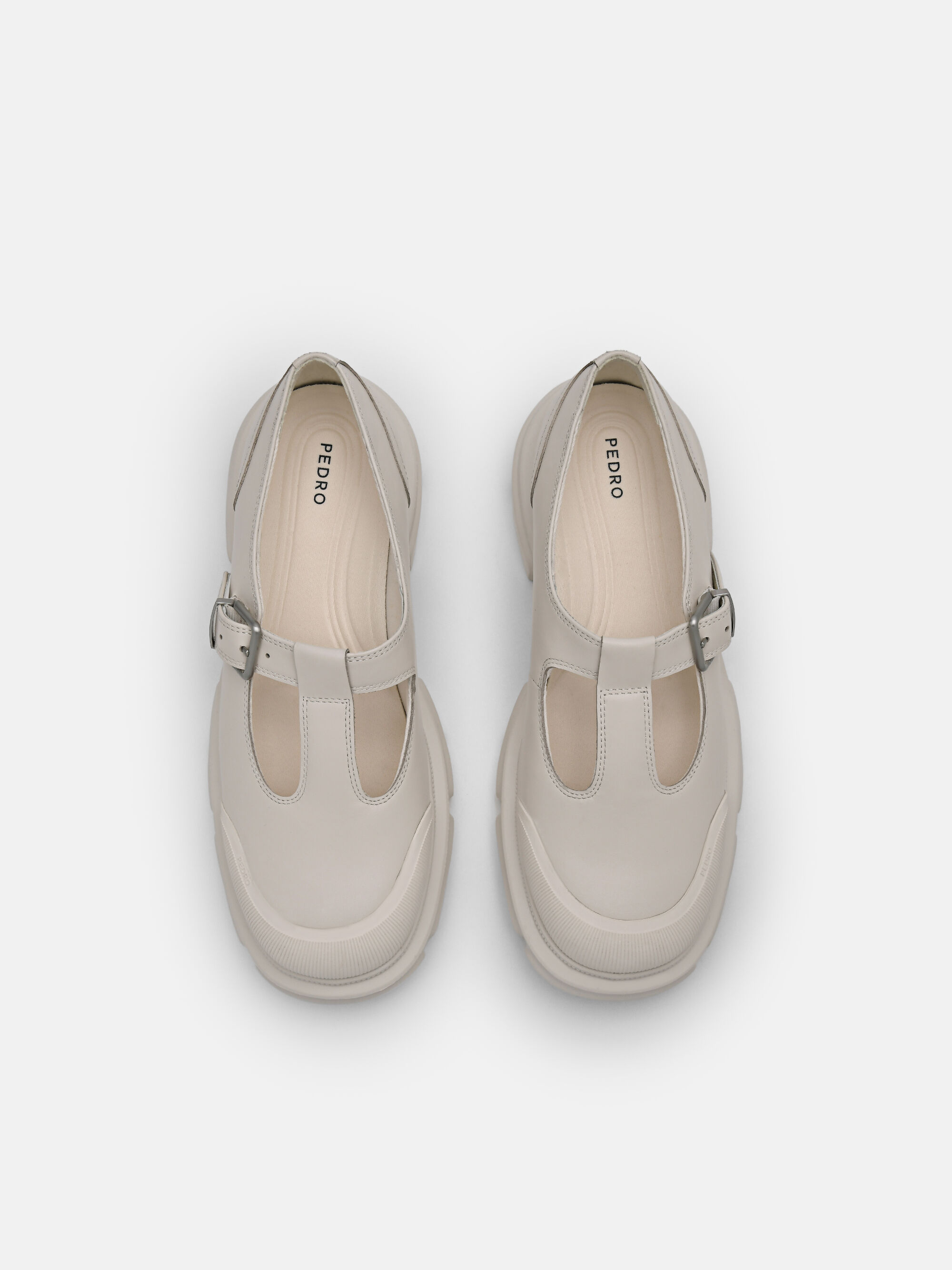 Ellis Leather Loafers, Chalk, hi-res