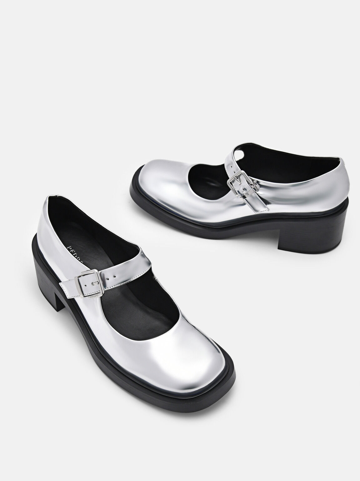 Hale Mary Jane Pumps, Silver, hi-res