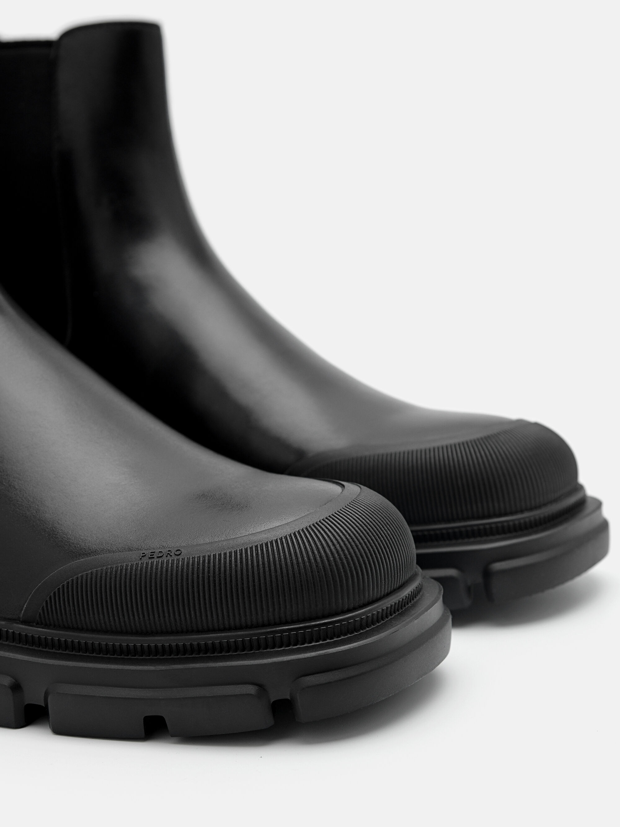 Ellis Leather Chelsea Boots, Black, hi-res