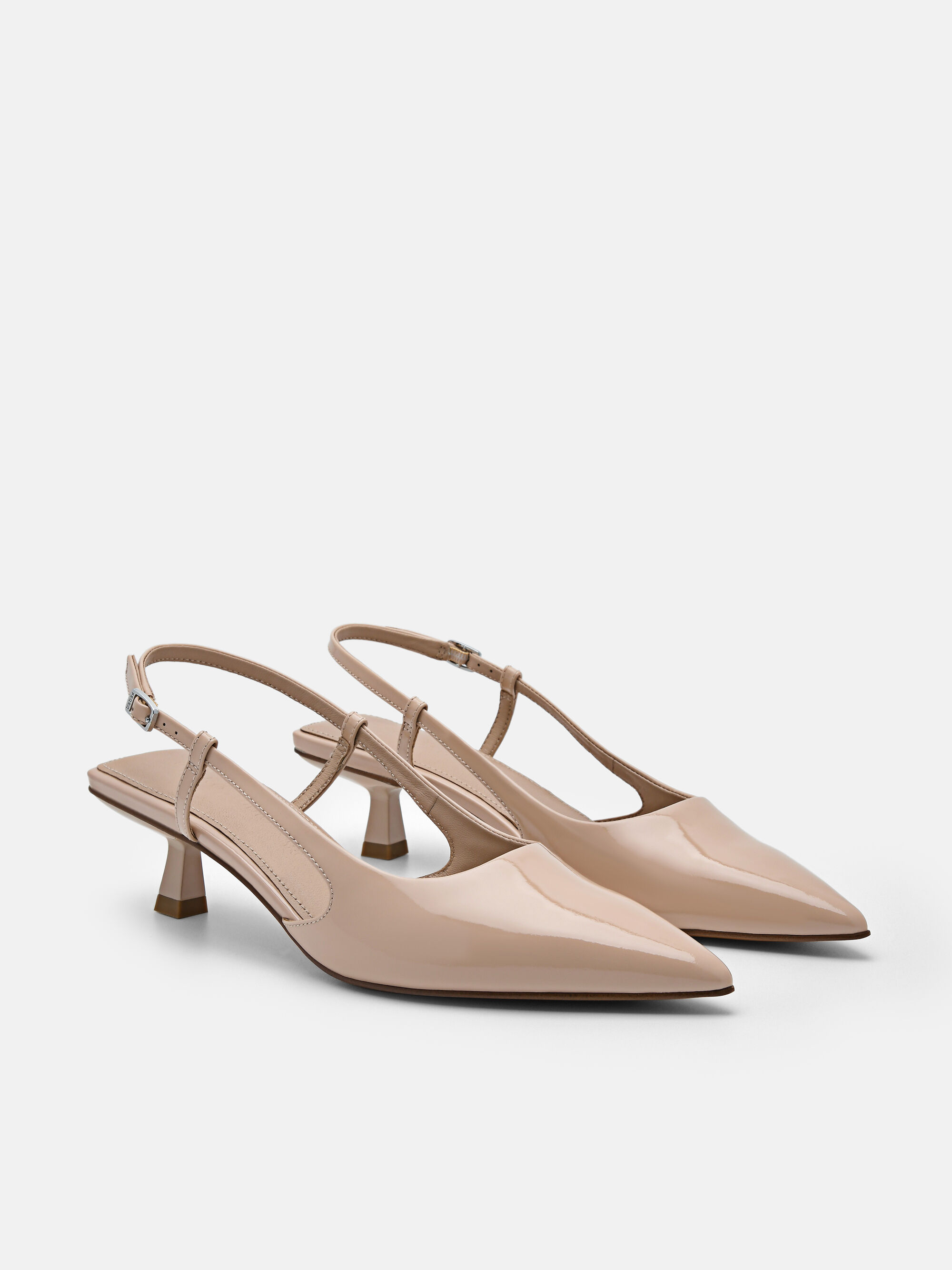 PEDRO Studio Loral Leather Pumps, Nude, hi-res