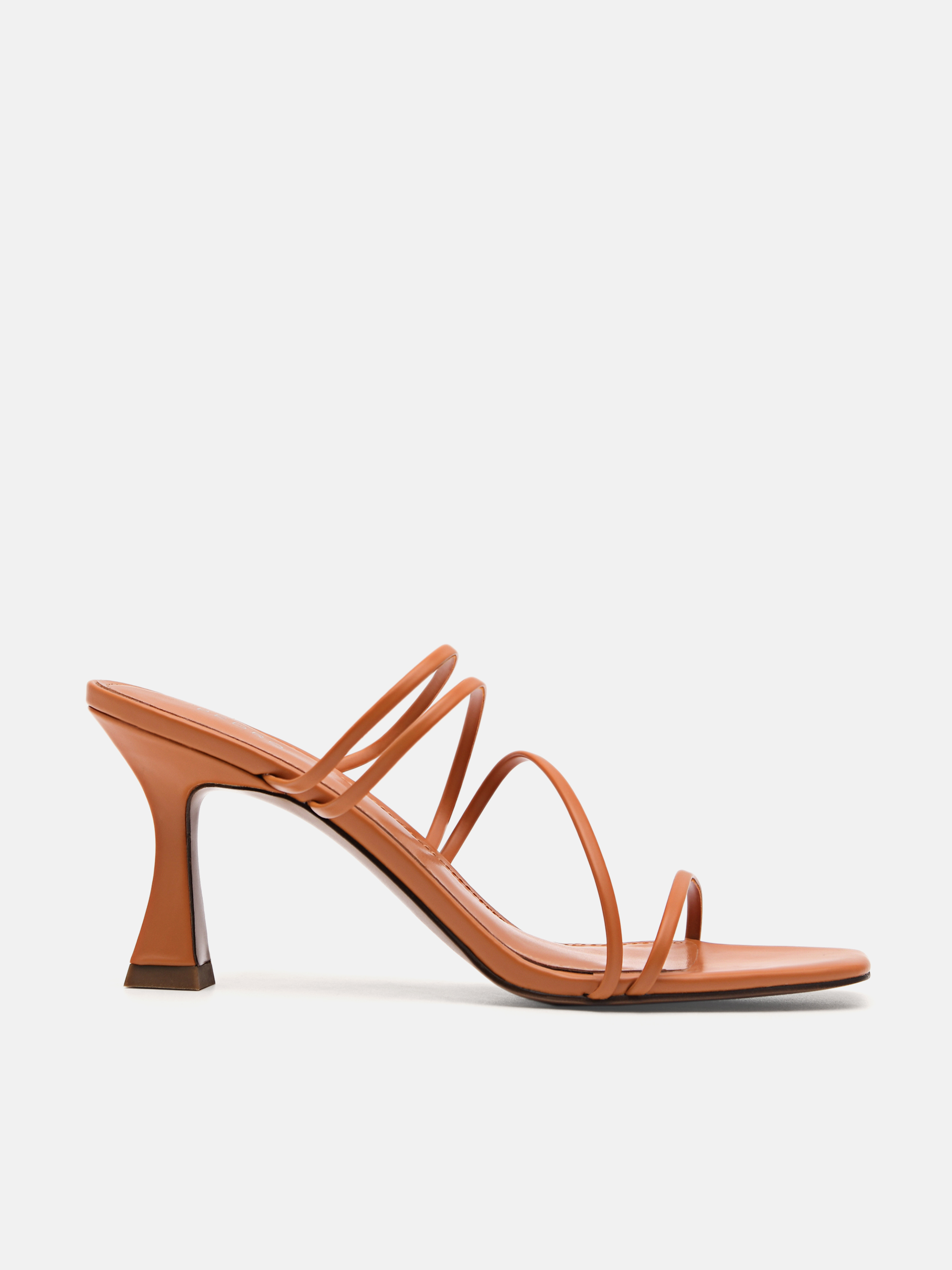 Strappy Heel Sandals - Orange - PEDRO SG