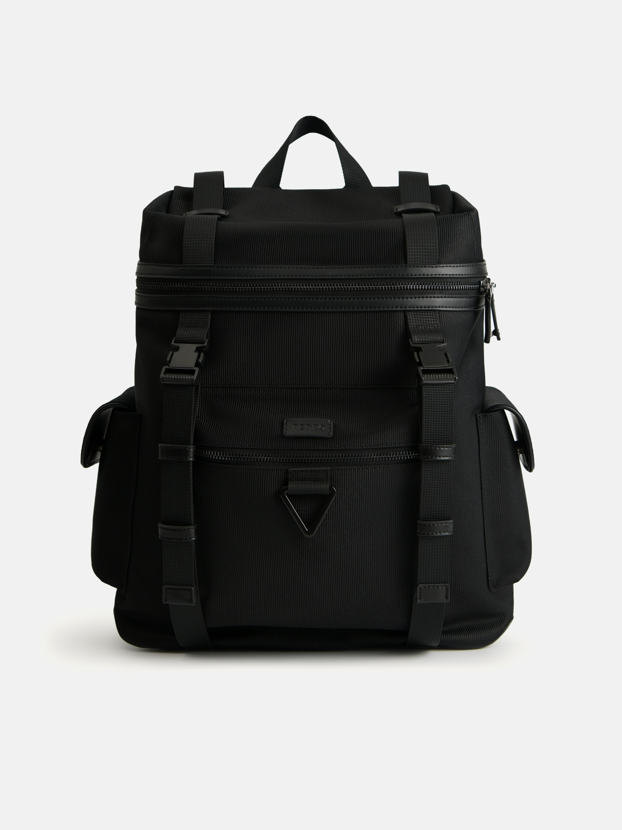 Black Utilitarian Backpack - PEDRO SG