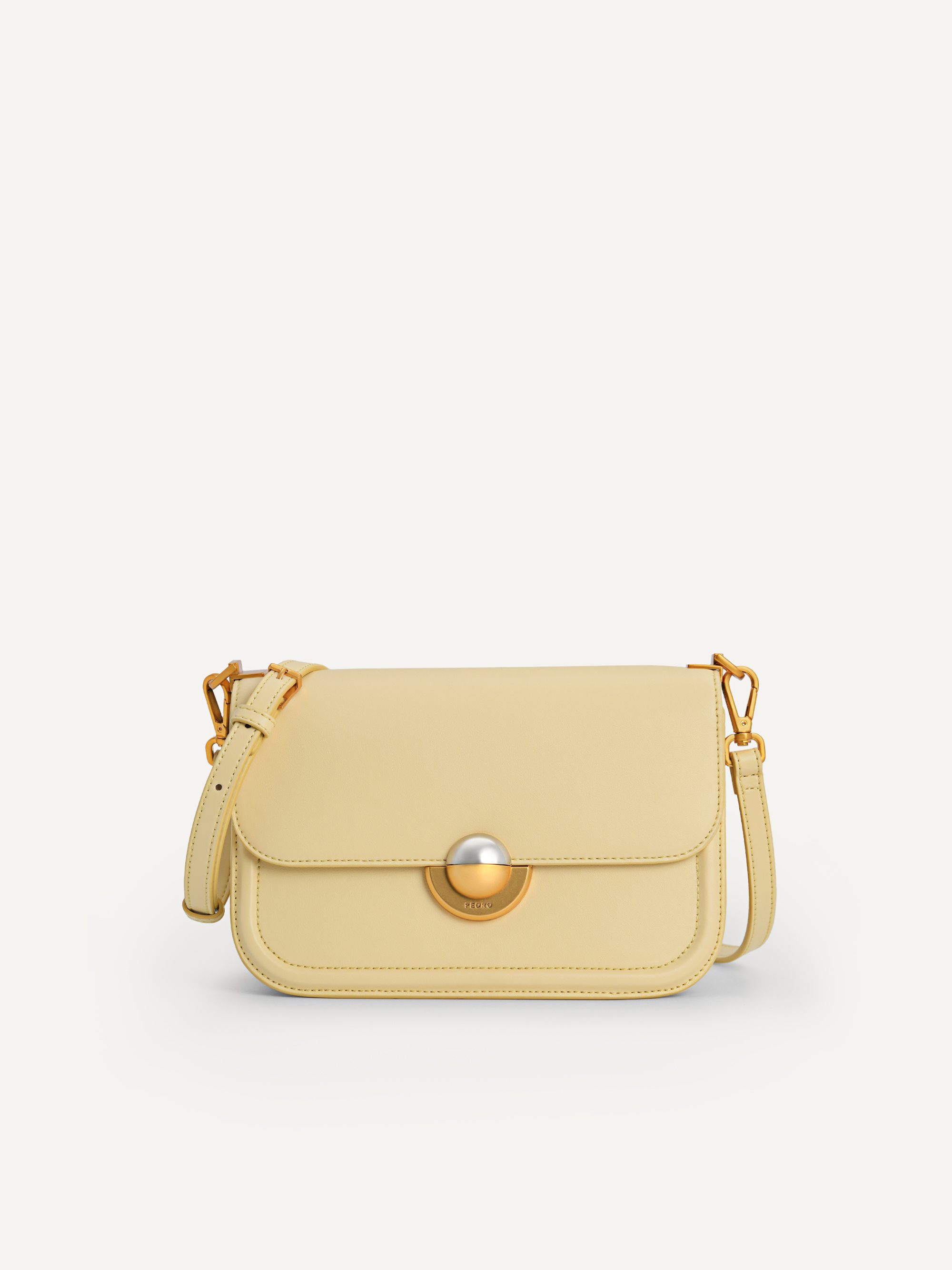 yellow shoulder bag