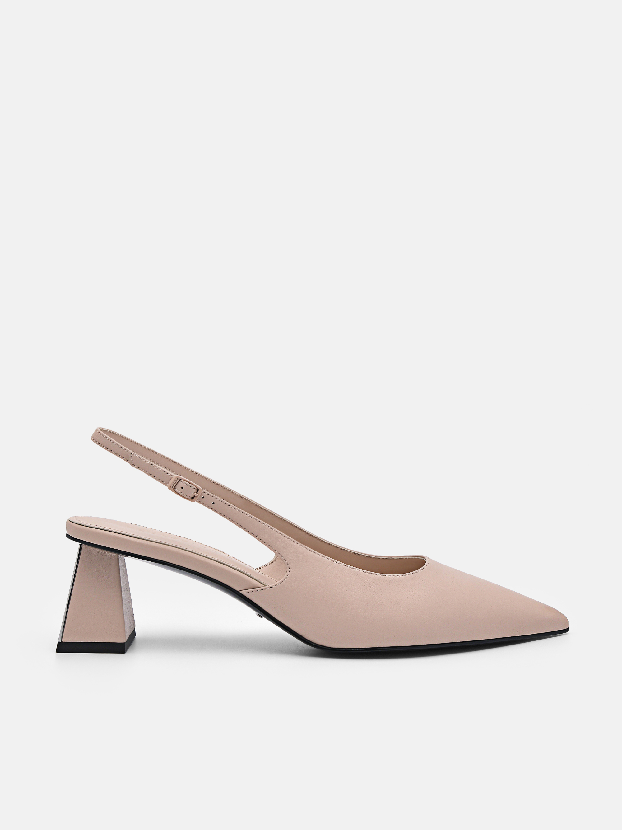 Nude PEDRO Studio Aly Leather Pumps - PEDRO SG