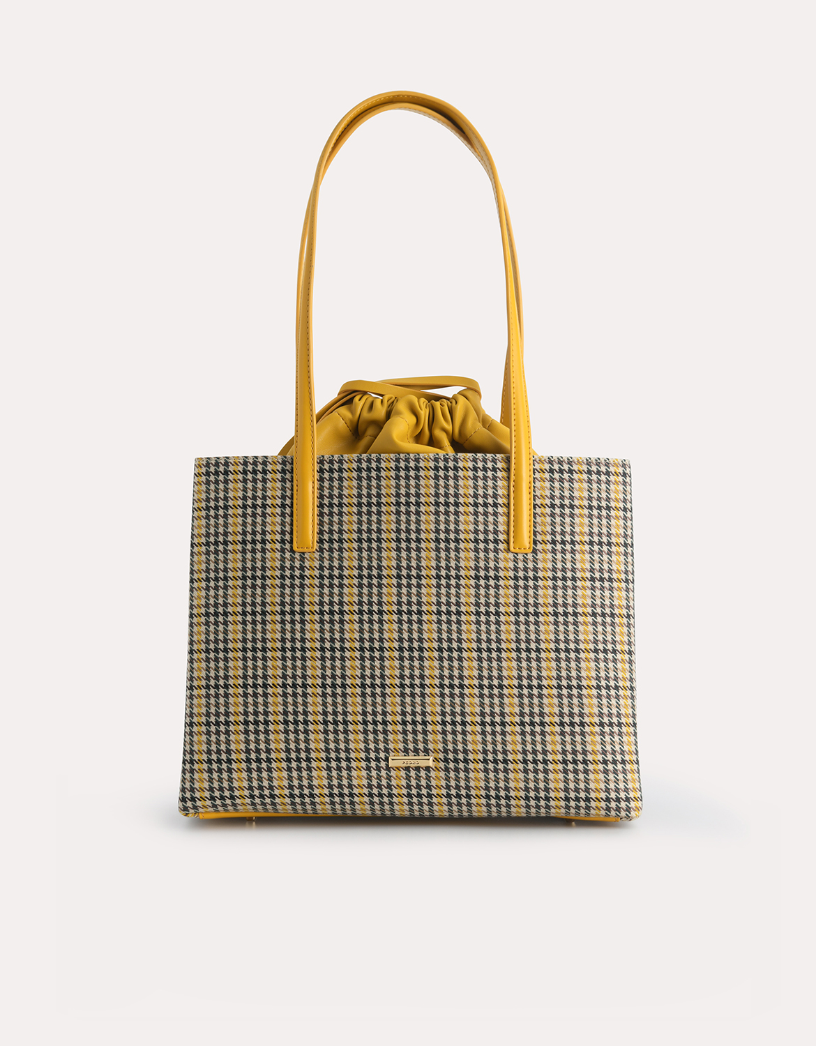 pedro houndstooth tote