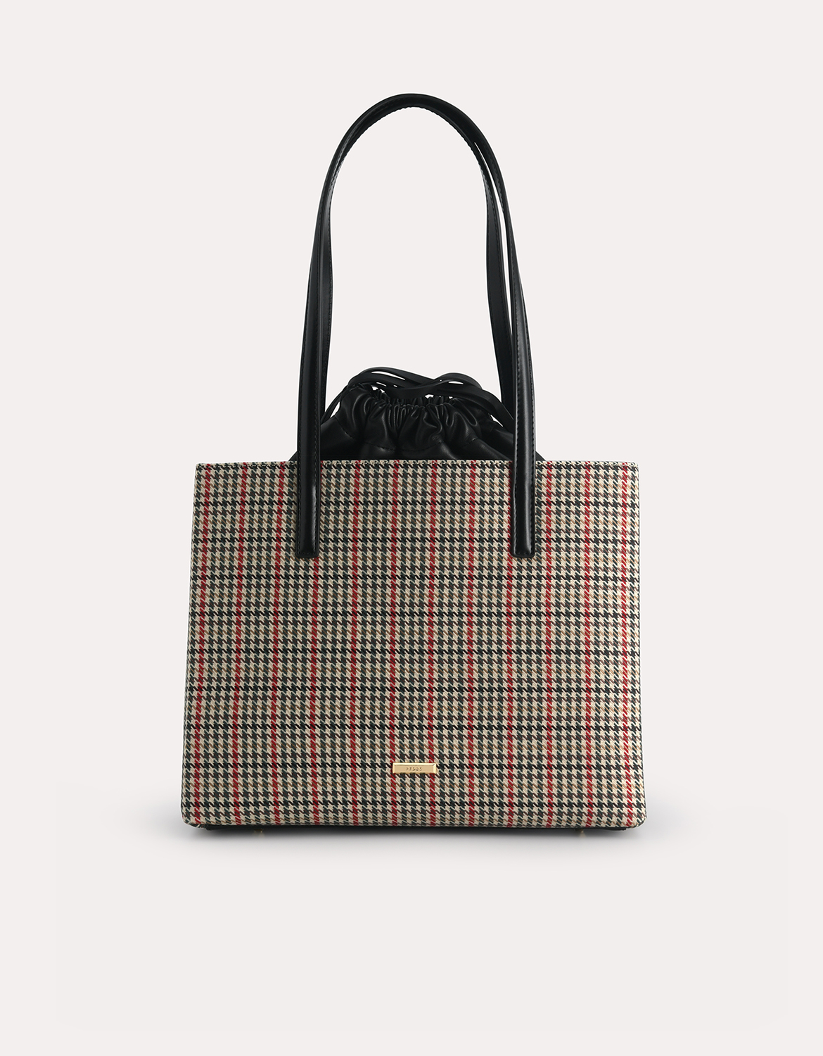 pedro houndstooth tote