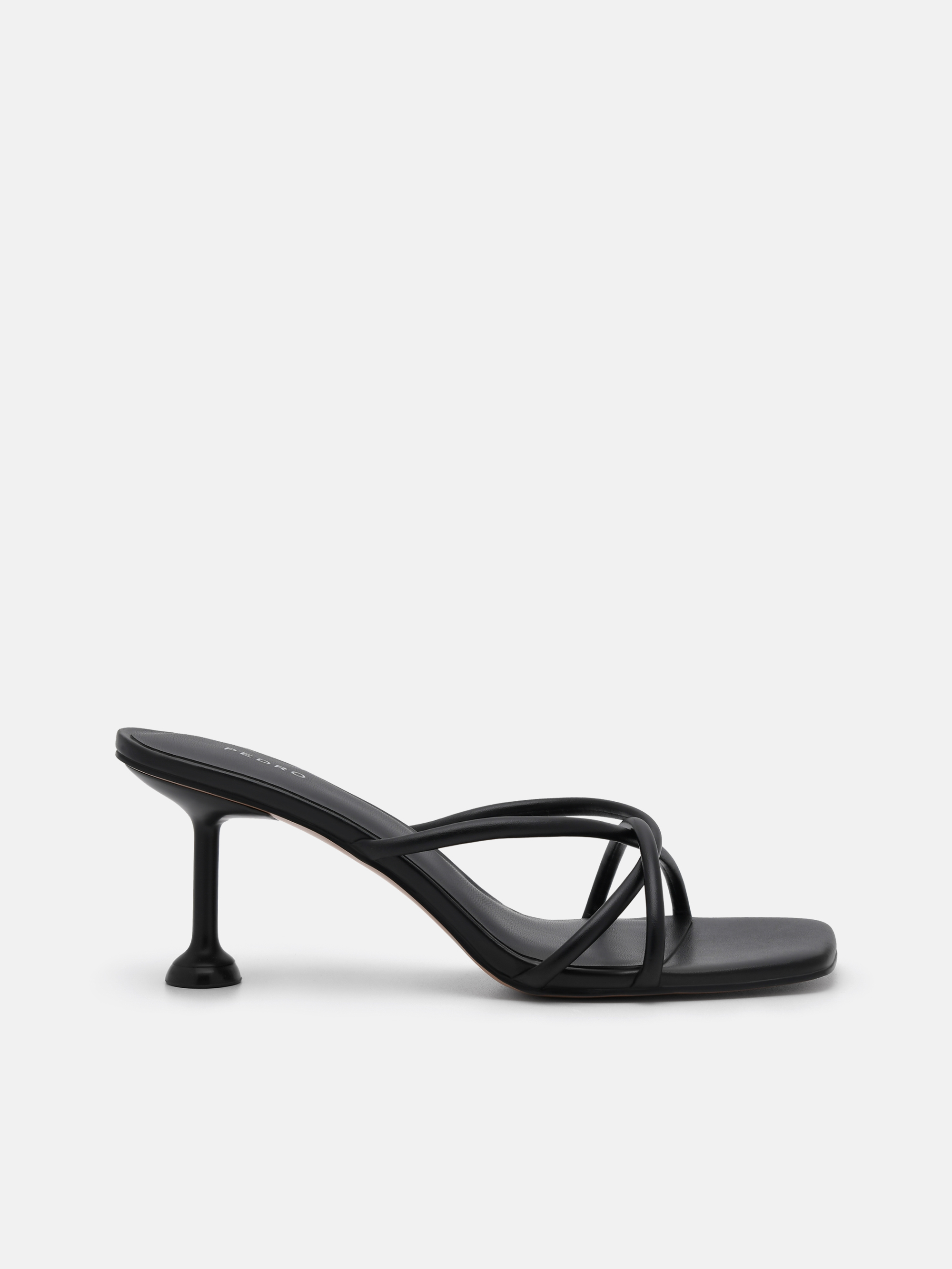 Black Tindi Heel Sandals - PEDRO SG