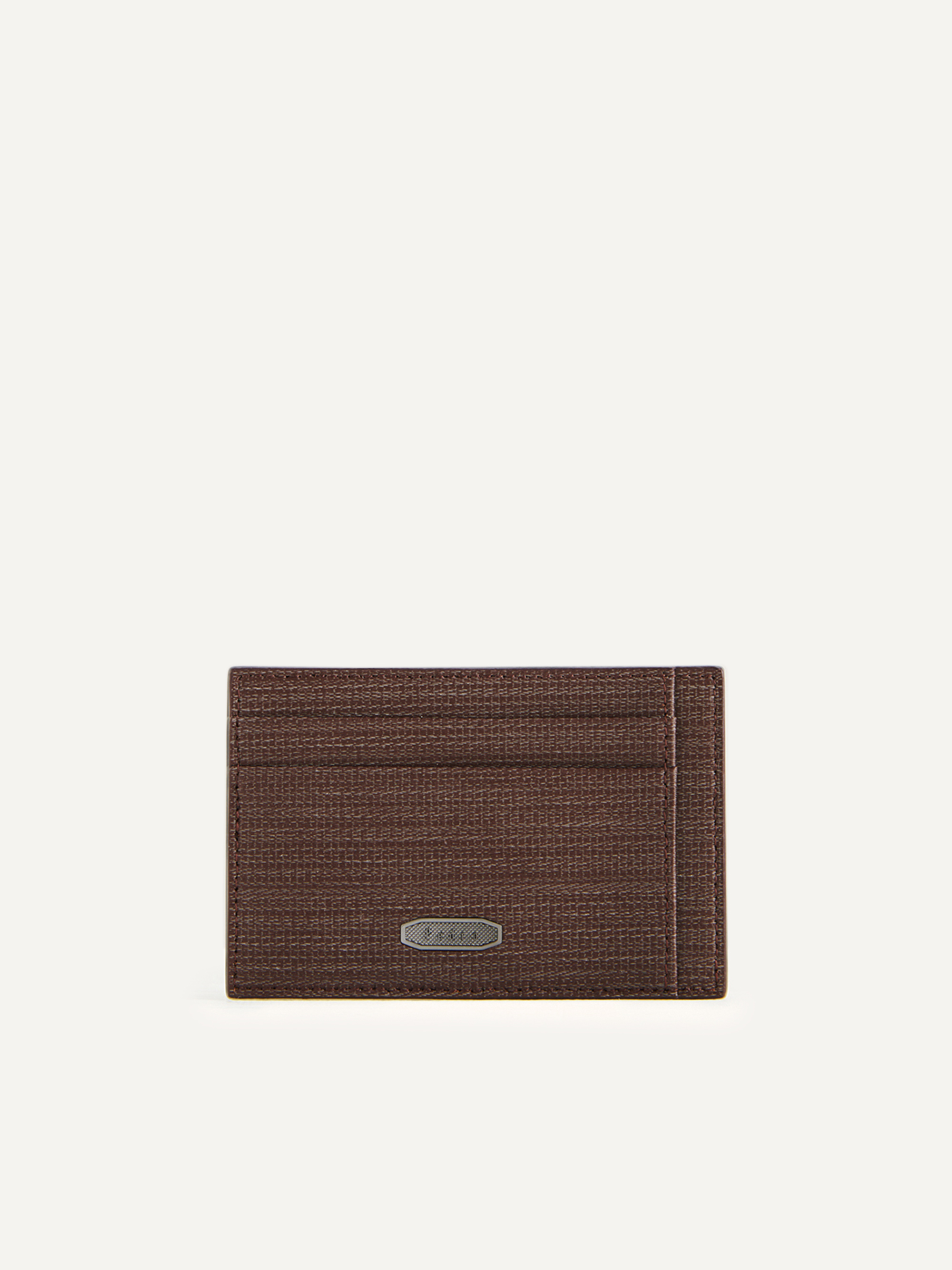 Leather Card Holder with Money Clip - PEDRO US