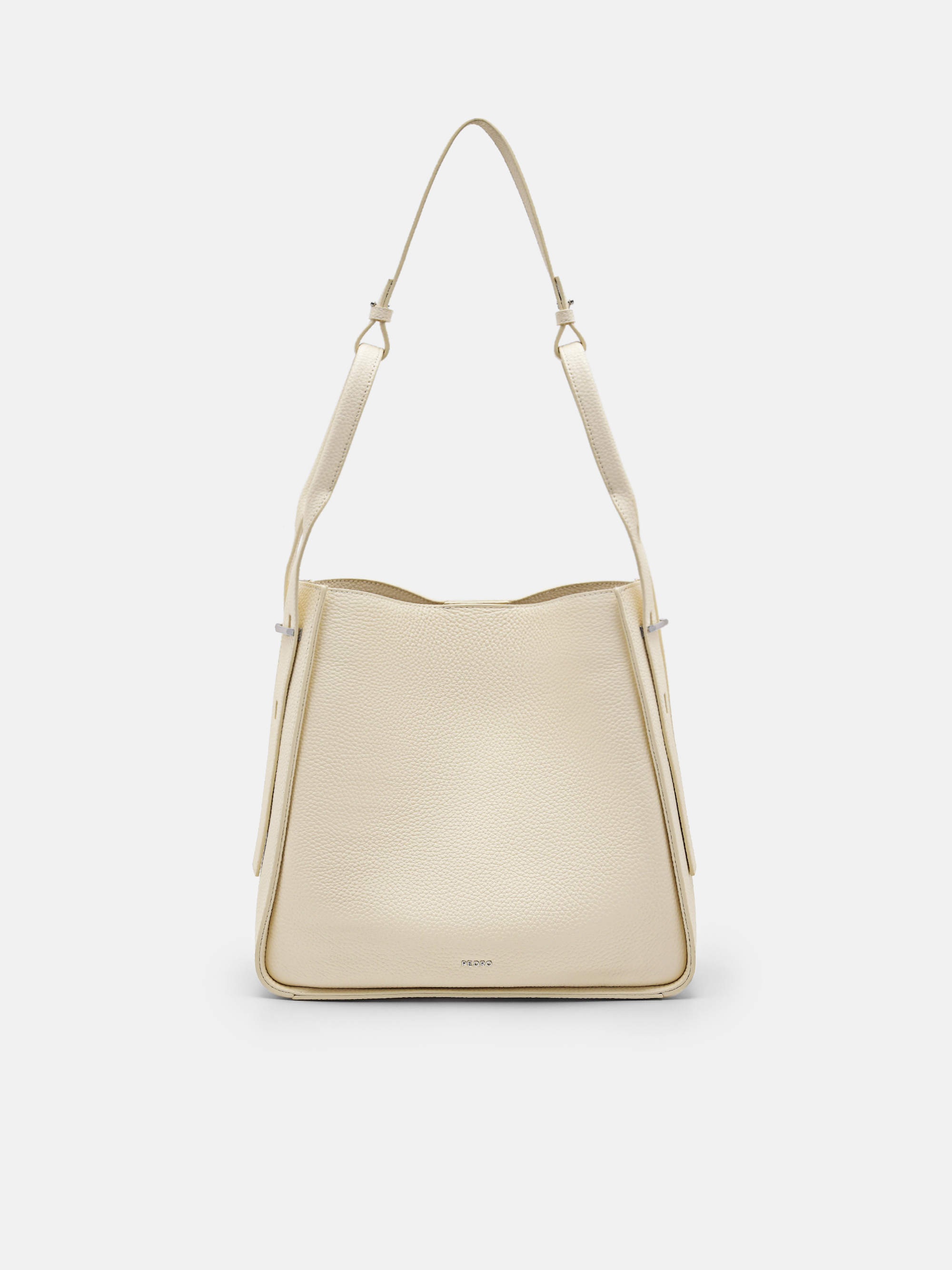 Chalk Demi Leather Hobo Bag - PEDRO KR