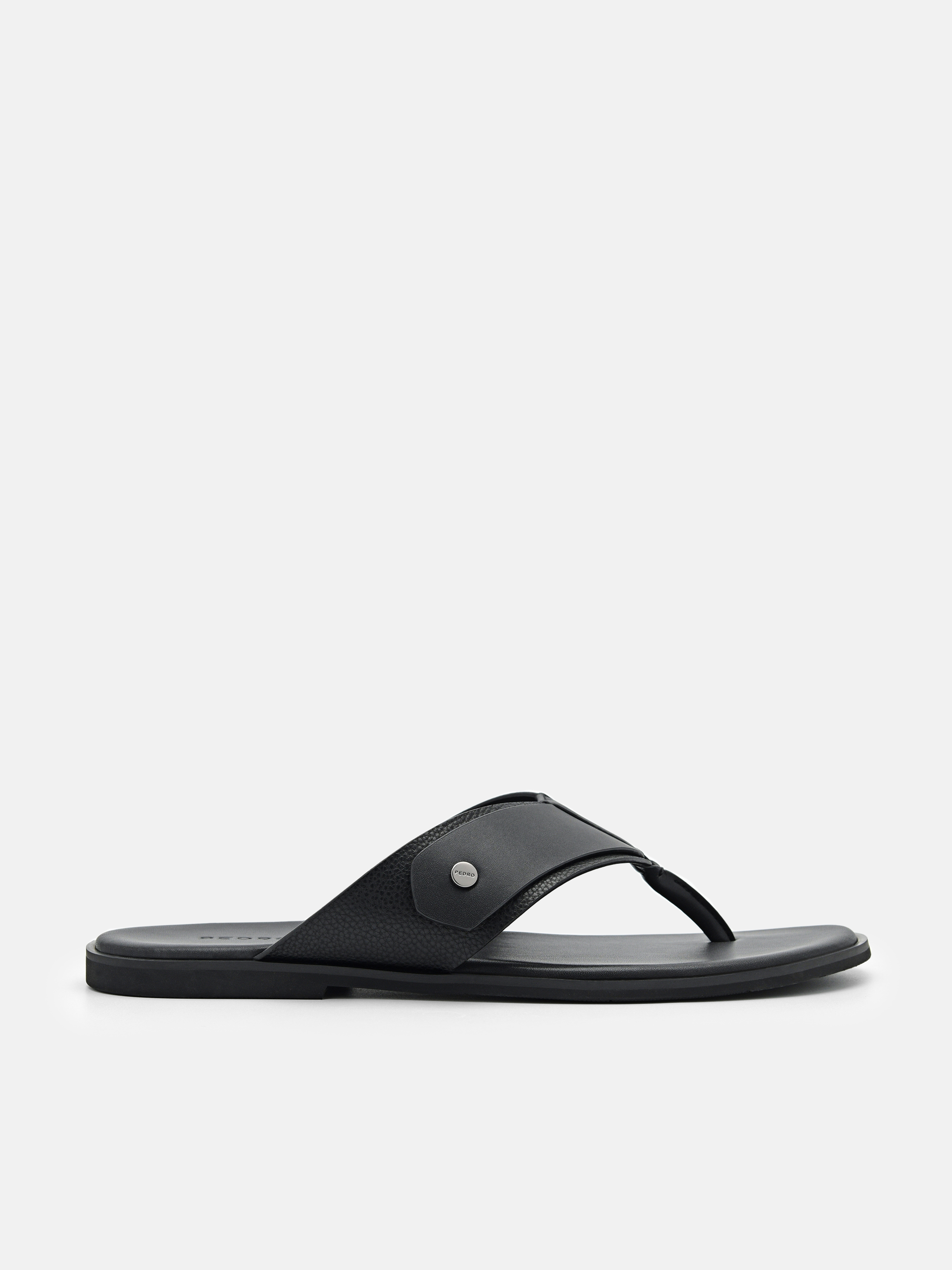 Black Oliver Thong Sandals - PEDRO International