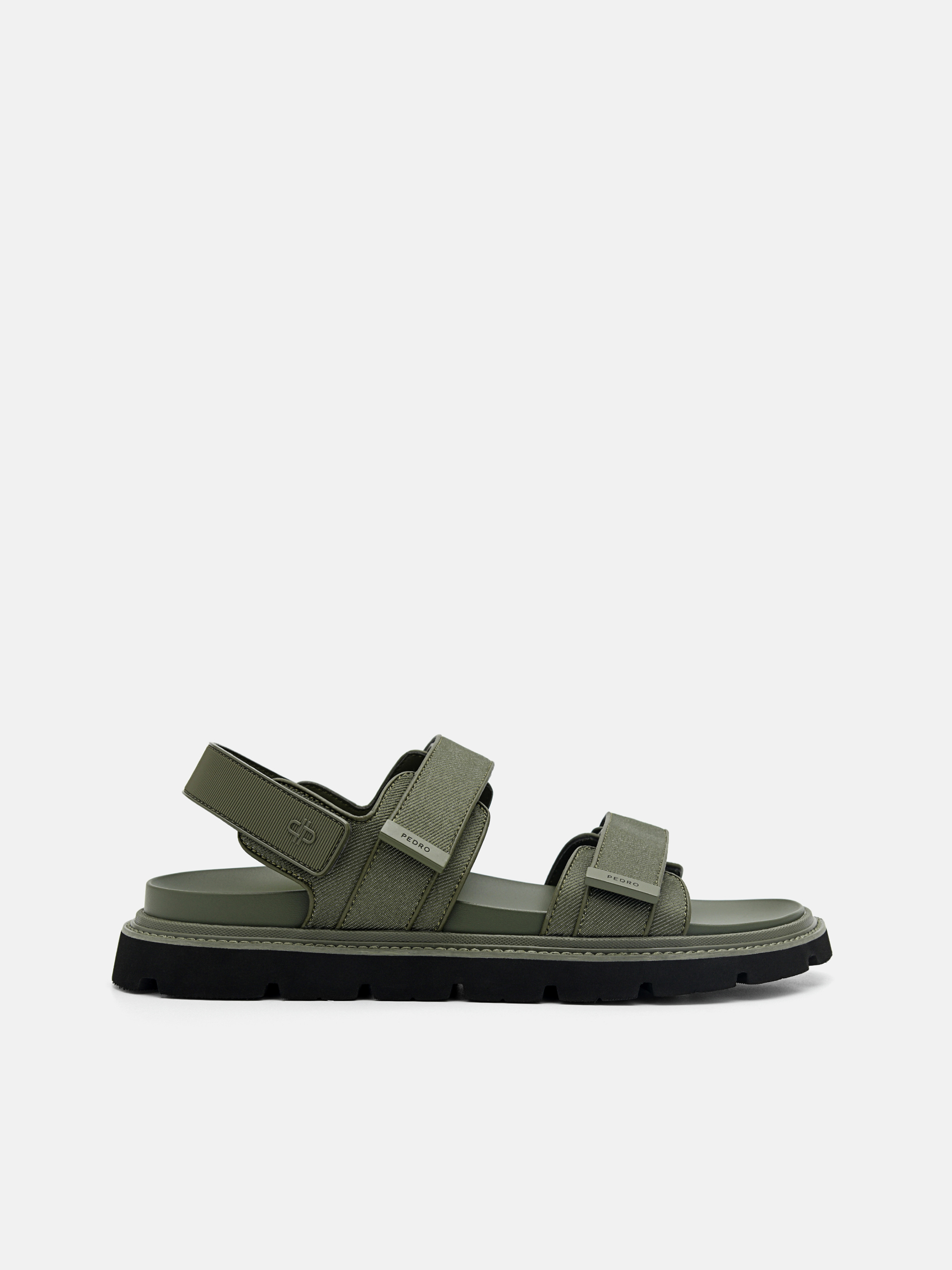 Military Green Bryson Backstrap Sandals - PEDRO US