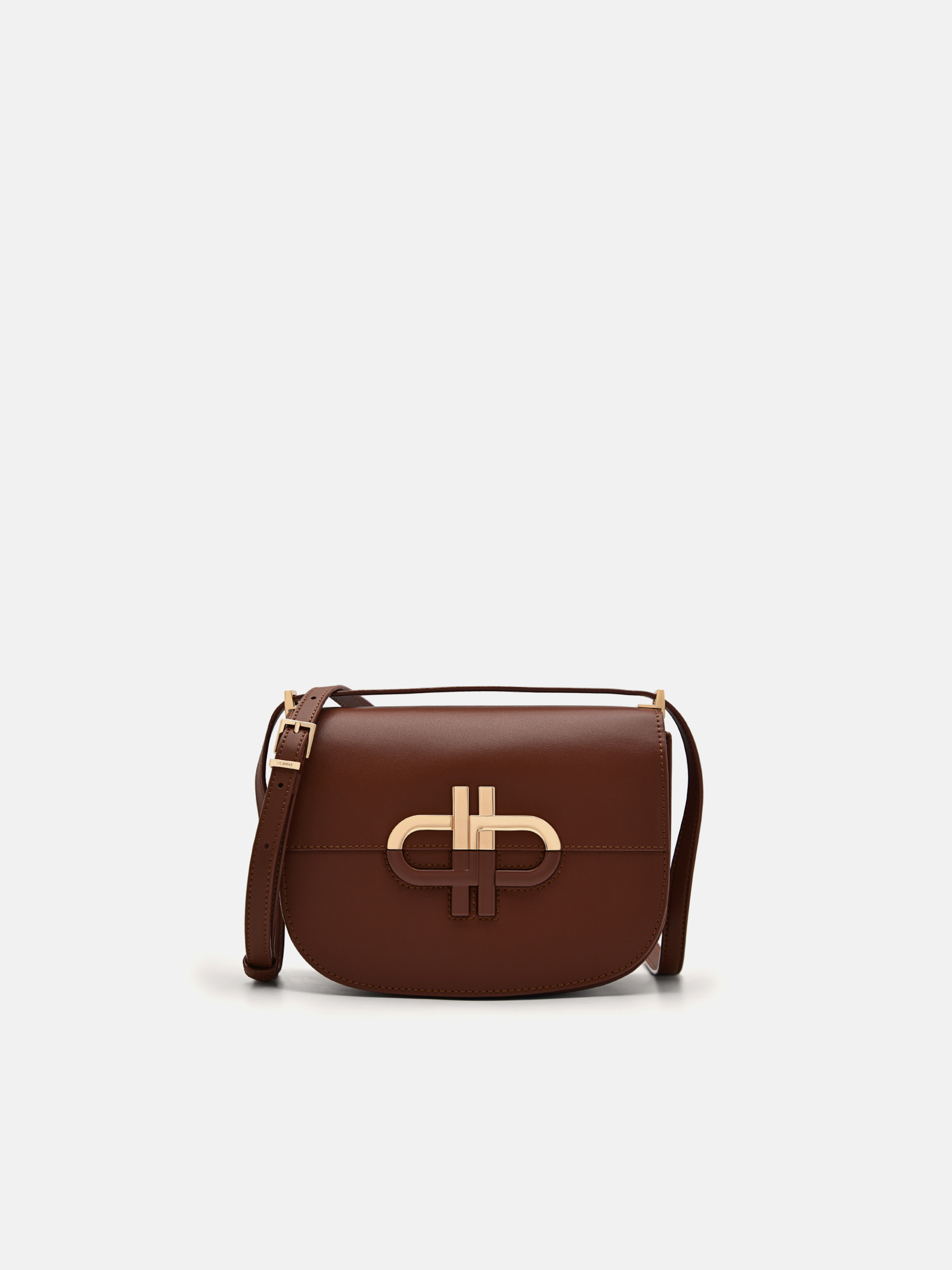 Men's Batchel Satchel Briefcase Genuine Leather Shoulder Bag Dark Brown